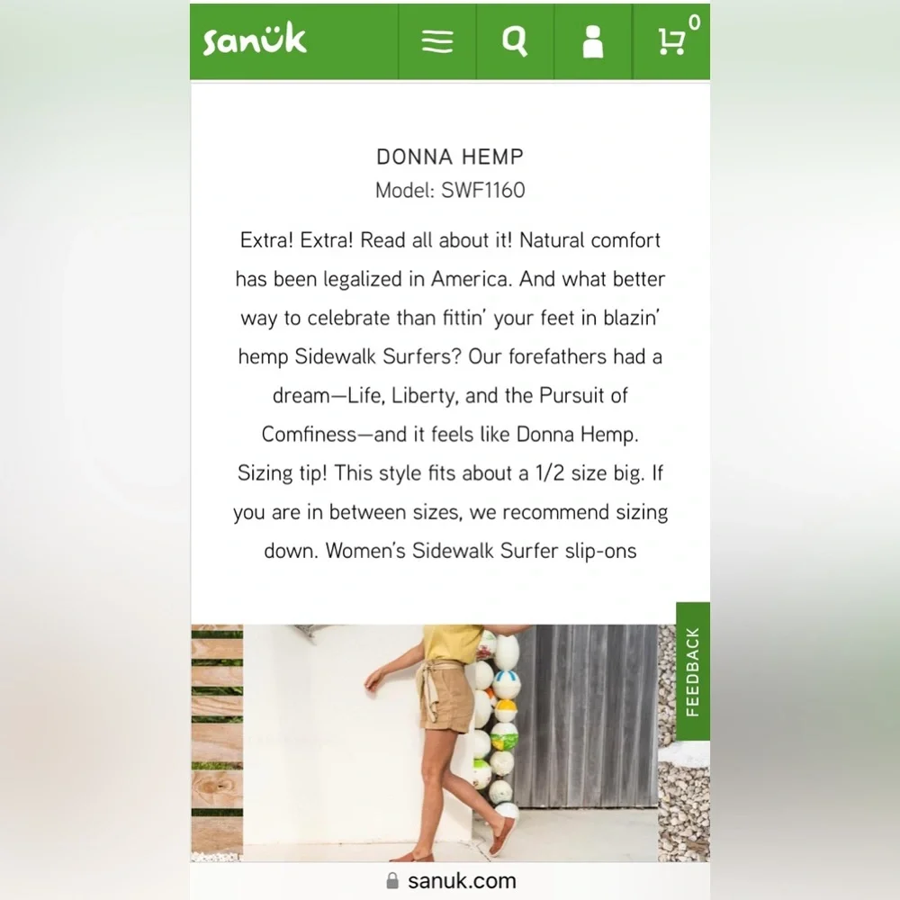 Sanuk Donna Hemp Shoes - Picture 12 of 12